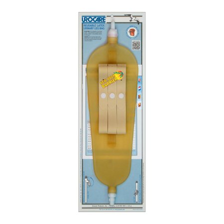 Urocare - Urinary Leg Bag Anti-Reflux Valve / Twist Drain Valve NonSterile 1000 mL Latex - 9532