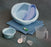Cardinal Basin Set Emesis Basin 700 Ml, Medicine Cup And Lid 2 Oz., Pitcher 1200 Ml, 2 Ring Basins 7 Qt., Specimen Container With Screw Lid 4-1/2 Inch, Sponge Bowl 32 Oz., Csr Wrap 54 X 72 Inch - SSK5001