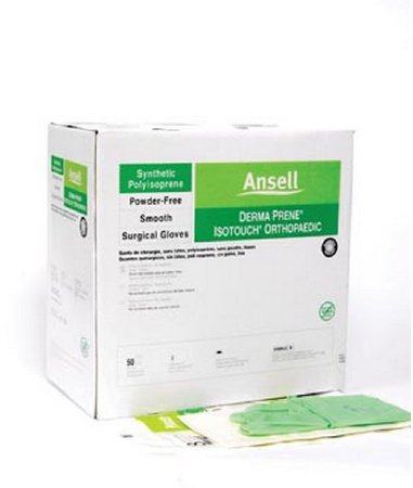 GAMMEX Non-Latex PI Ortho - Surgical Glove Size 9 Sterile Pair Polyisoprene Extended Cuff Length Smooth Light Green Not Chemo Approved - 20686590