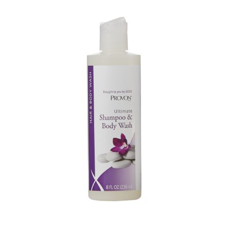 GOJO Provon Shampoo and Body Wash 8 oz. Squeeze Bottle Herbal Scent - 4227-48