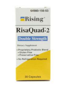 RisaQuad-2 - Probiotic Dietary Supplement 30 per Bottle Capsule - 64980015603
