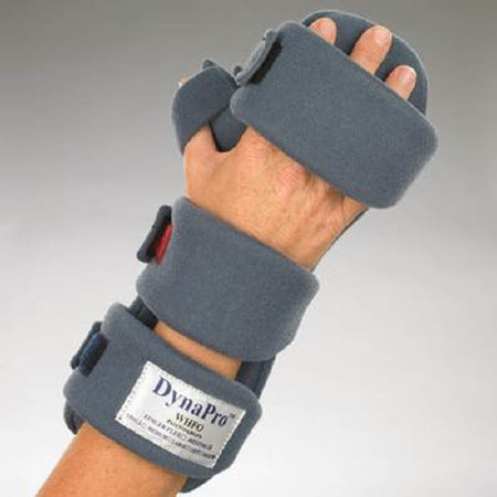 DynaPro Finger Flex - Wrist / Hand / Finger Contracture Orthosis Fabric / Kydex Thermoplastic Right Hand Gray Large - 081498674