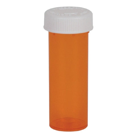 Apothecary Products Ezydose Push & Turn Prescription Vial 6 Dram Amber - 30430