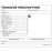 Apothecary Products - Rx Transfer Prescription Form 4-1/4 X 5-1.2 Inch, 100 Sheets - 52953
