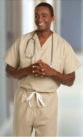 Fashion Seal Uniforms Scrub Shirt X-Large Navy Blue 1 Pocket Short Set-In Sleeves Unisex - 6719-XL