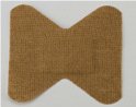 Cardinal Curity Adhesive Strip 1-3/4 X 2 Inch Fabric Fingertip Tan Sterile - 44105-
