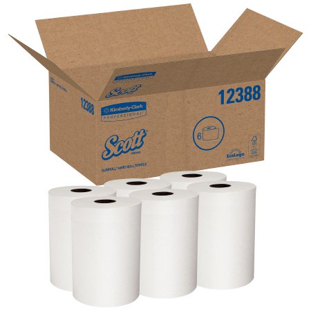 Kimberly Clark Scott Slimroll Paper Towel Roll 8 Inch X 580 Foot - 12388