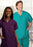 Fashion Seal Uniforms Scrub Shirt Medium Fir Green 3 Pockets Short Set-In Sleeves Unisex - 78775-