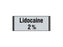 Shamrock - Drug Label Anesthesia Label Lidocaine / 2% Gray 1/2 X 1 Inch - SA-3004