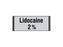 Shamrock Scientific Pre-Printed Label Anesthesia Label Lidocaine / 2% Gray 1/2 X 500 Inch - SA-3004