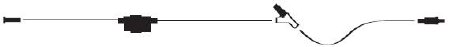 ICU Medical Extension Set 18 Inch Tubing Length 1 Port 2.3 mL Priming Volume DEHP-Free - 2066728