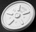 Saalfeld Redistribution Lid Plastic, White, Vented - 12JL
