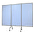 Winco Privess Elite Privacy Screen Folding 3-Panel Aluminum / Vinyl - 317-02