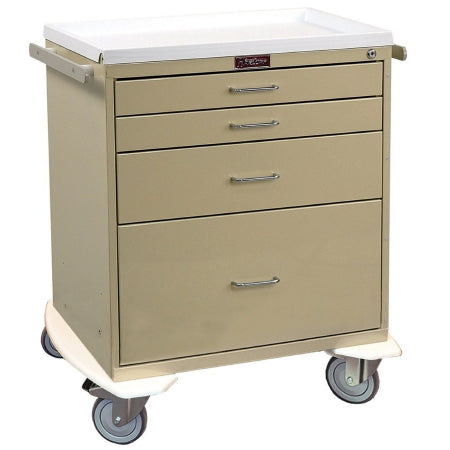 Classic Line - Treatment Cart Steel 32 X 35.5 X 22 Inch Beige 2 Drawers, 3 Inch / 1 Drawer, 6 Inch / 1 Drawer, 12 Inch - 6350
