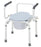Merits Health Products Commode Chair Drop Arm Steel Frame - C313-WTMU