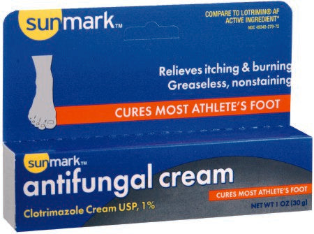 McKesson sunmark Antifungal 1% Strength Cream 1 oz. Tube - 49348079072