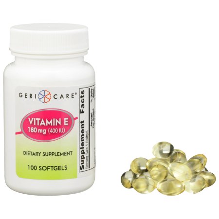 Geri-Care - Vitamin Supplement Vitamin E 400 IU Strength Softgel 100 per Bottle - 752-01-GCP