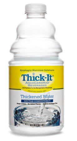Kent Precision Foods Thick-It AquaCareH2O Thickened Water 64 oz. Bottle Unflavored Ready to Use Nectar Consistency - B450-A5044