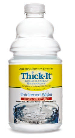 Kent Precision Foods Thick-It AquaCareH2O Thickened Water 64 oz. Bottle Unflavored Ready to Use Honey Consistency - B452-A5044