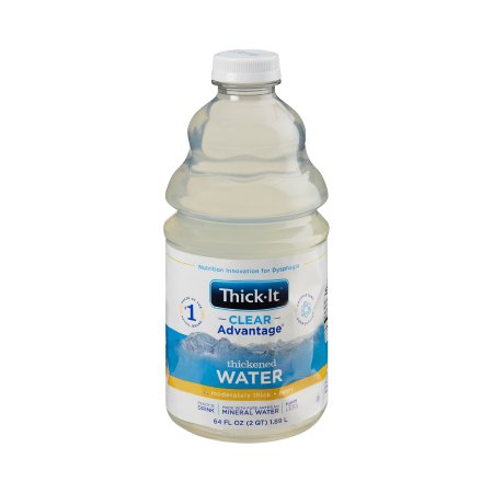 Thick-It Clear Advantage - Thickened Water 64 oz. Bottle Unflavored Ready to Use Honey Consistency - B452-A5044