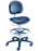 Millennium Series - Lab Stool Contoured Backrest Pneumatic Height Adjustment 5 Casters Royal Blue - 21521B-US354