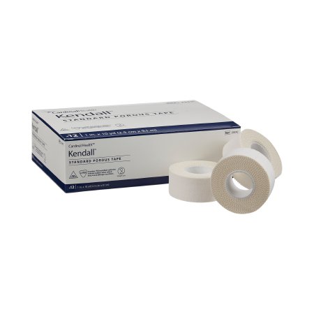 Kendall Standard Porous - Medical Tape High Adhesion Cloth 1 Inch X 10 Yard White NonSterile - 2531C
