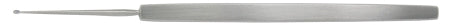 Miltex - Chalazion Curette Hebra 5 Inch Length Solid Flat Handle 1 X 1.7 mm Tip Oval Cup Tip - 18-510