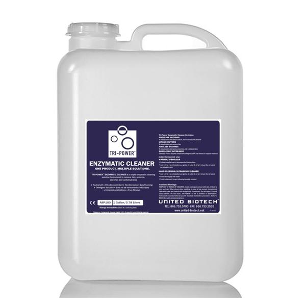 United Biotech Corp Cleaner Enzyme Tri-Power 1 Gallon 4/Case - ASP100