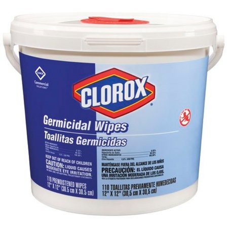 Saalfeld Redistribution Clorox Healthcare Bleach Surface Disinfectant Cleaner Germicidal Wipe 110 Count Pail Disposable Fruity Floral Scent - 30358