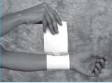 Scott Specialties - Wrist Support Wraparound / Wristlet Elastic Left or Right Wrist Black Medium - 1303 BLA MD