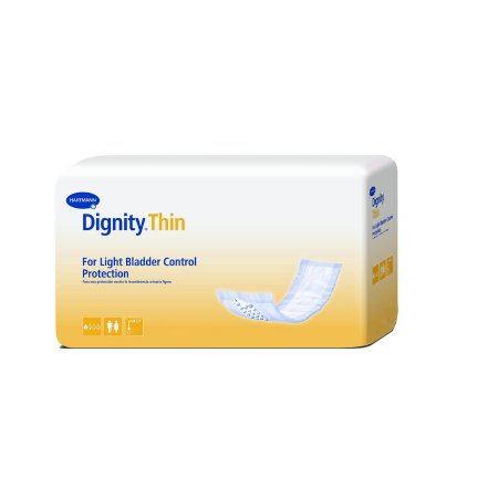 Dignity Thin - Bladder Control Pad 3-1/2 X 12 Inch Light Absorbency Polymer Core One Size Fits Most Adult Unisex Disposable - 30054-180