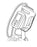Welch Allyn Power Cord For Blood Pressure Monitoring ProBP 3400 Mobile Stand - PWCD-5WT-B