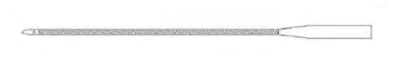 Edwards Lifesciences Venous Cannula Straight Open Lighthouse Tip Thin-Flex Single Stage 14 Fr. 11 Inch (1/4 Inch Acceptance) - TF014L