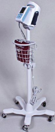 Welch Allyn Mobile Stand With Basket And Mounting Kit Probp 3400 - 4600-61