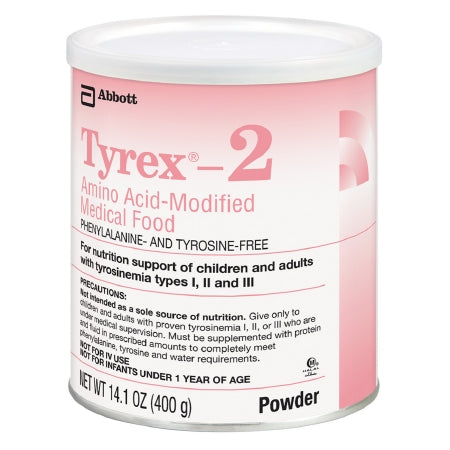 Abbott Nutrition Tyrex-2 Amino Acid Modified Oral Supplement Unflavored 14.1 oz. Can Powder - 51126