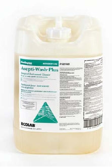 Ecolab Asepti-Wash Plus Instrument Detergent Liquid 5 gal. Container Ammonia Scent - 6021005