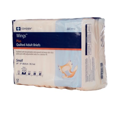 Cardinal Wings Adult Incontinent Brief Tab Closure Small Disposable Heavy Absorbency - 63062