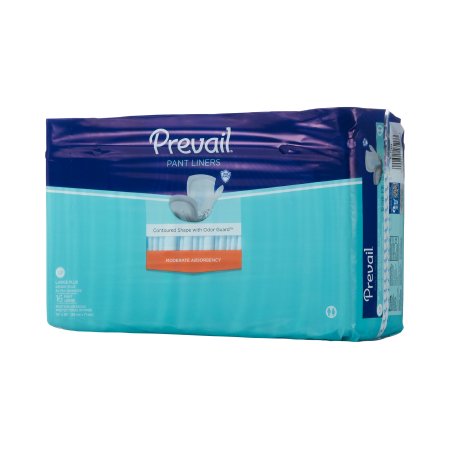 First Quality Prevail Bladder Control Pad 12-1/2 Inch Length Moderate Absorbency Polymer Large Plus Unisex Disposable - PL-113/1