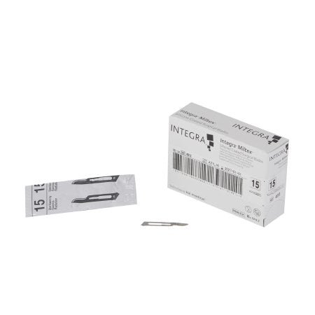 Miltex - Surgical Blade Coated Stainless Steel No. 15 Sterile Disposable Individually Wrapped - 4615