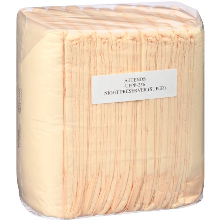 Attends Care Night Preserver - Underpad 23 X 36 Inch Disposable Cellulose / Polymer Heavy Absorbency - UFPP-236