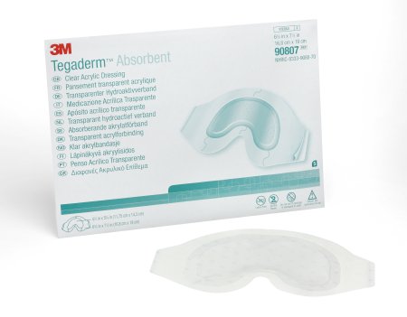 3M Tegaderm Tranparent Film Dressing Sacral 6-5/8 X 7-1/2 Inch 2 Tab Delivery Without Label Sterile - 90807
