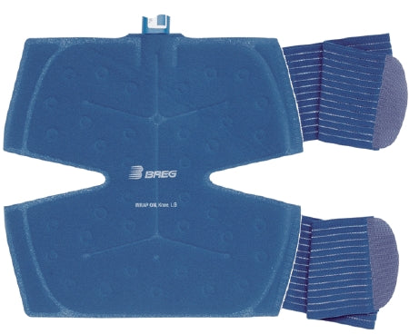Breg WrapOn Cold Therapy Pad Knee X-Large Polyether / Polyurethane Sheet Reusable - 4705