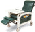 Winco Convalescent Recliner with Tray Black Vinyl 4 Total Lock Casters, 5 Inch 4 Total Lock Casters, 5 Inch - 5251-08