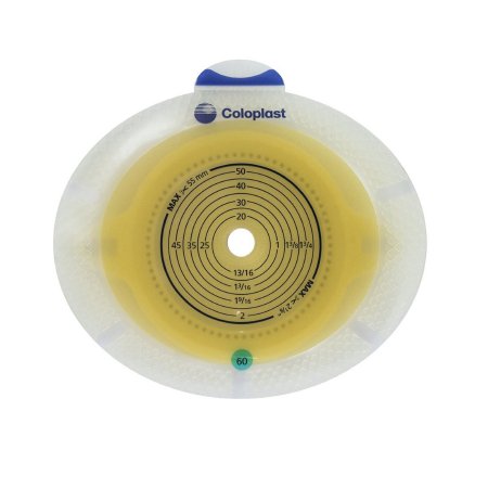 SenSura Click Xpro - Ostomy Barrier Trim to Fit, Extended Wear Double Layer Adhesive 60 mm Flange Blue Code System 3/8 to 2-1/4 Inch Opening - 10035