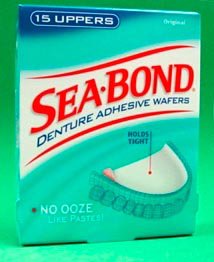 Sea•Bond - Denture Adhesive Wafer 15 per Box - 01150900162