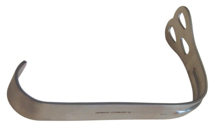 BR Surgical BR Surgical Tongue Depressor Wieder 5-1/2 Inch Small / 28 mm Wide Serrated Fenestrated Blade - BR48-11501