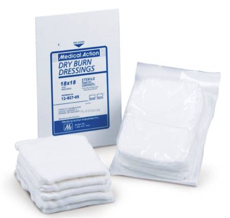 Medical Action - Burn Dressing Mesh Gauze 10-Ply 18 X 18 Inch Square Sterile - 12-918-20