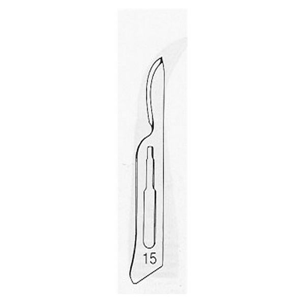Hermann Medizentechnik Blade Surgical Scalpel #15 Stainless Steel Sterile Disposable 100/Box - H106-11500