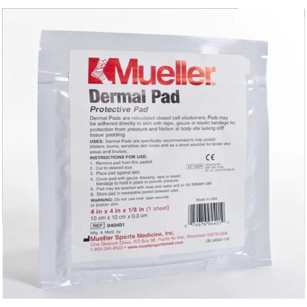 Mueller Sports Medicine Pad Dermal Foam 1/8" Square Ea - 40401