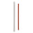 Solo Cup Solo Giant Straw 10-1/4 Inch Red Individually Wrapped - 834RX-2050